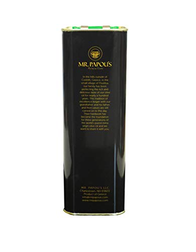 Mr. Papou's Extra Virgin Olive Oil, First Cold Pressed, 3 Liter U990