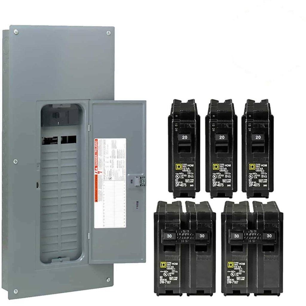Square D Homeline 200A Main Breaker Load Center A208