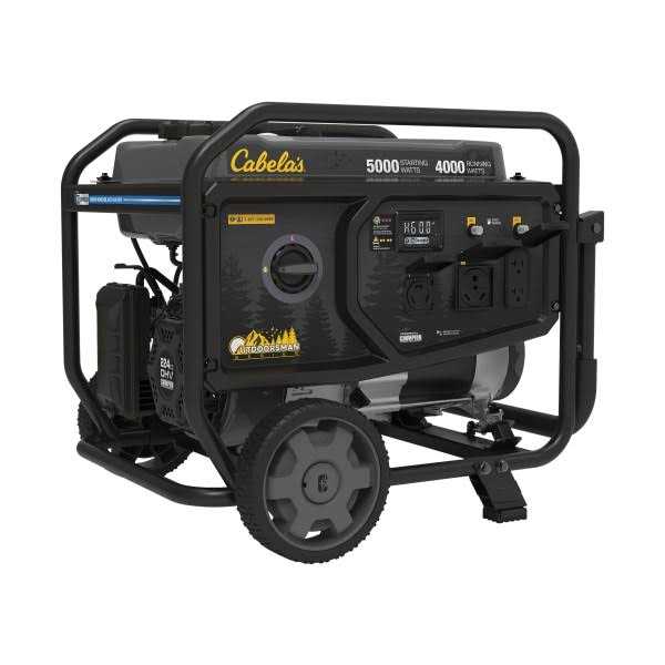 Cabela's Outdoorsman Series 5000W/4000W RV-Ready Portable Generator with CO Shield - Shop Hardware Tools Online Store