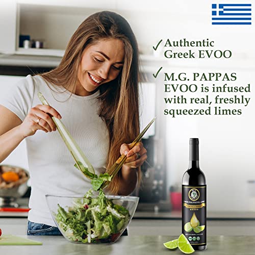 M.G. PAPPAS High Polyphenol Extra Virgin Olive Oil, Cold Pressed & Unfiltered, 12.7 oz O81138