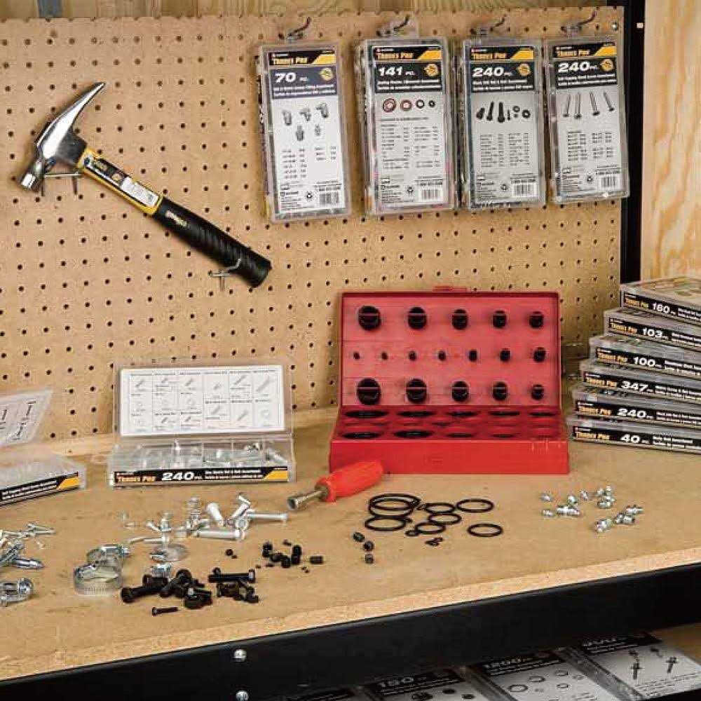 Tradespro 240 Piece Zinc Metric Nut and Bolt Assortment E2463