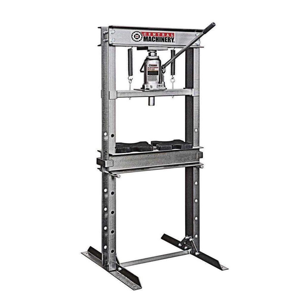 Central Machinery 20 Ton H-Frame Floor Shop Press - Shop Hardware Tools Online Store