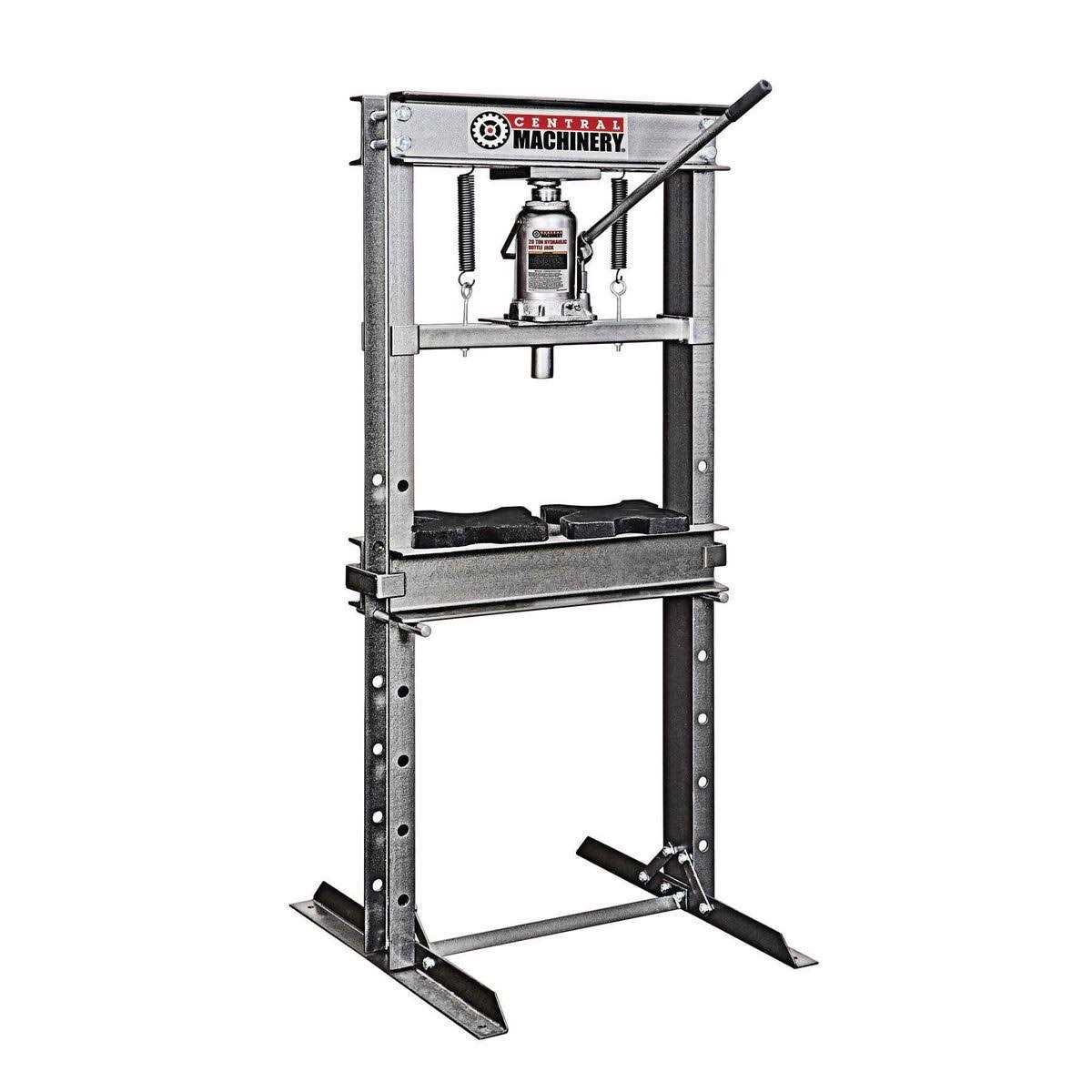 Central Machinery 20 Ton H-Frame Floor Shop Press - Shop Hardware Tools Online Store