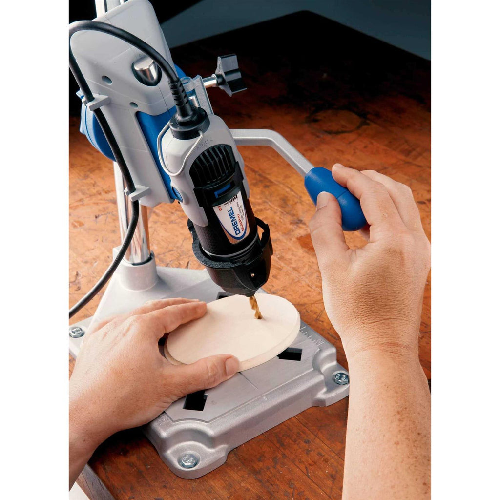 Dremel 220-01 Drill Press Rotary Tool Workstation Stand with Wrench U614476