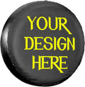 Custom Spare Tire Cover, Add Your Own Personalized Waterproof Universal Wheel Tire Protector with Picture Text Fit for for Jeep,Trailer, Rv, SUV and Many Vehicle (16 inch) Pack of 2