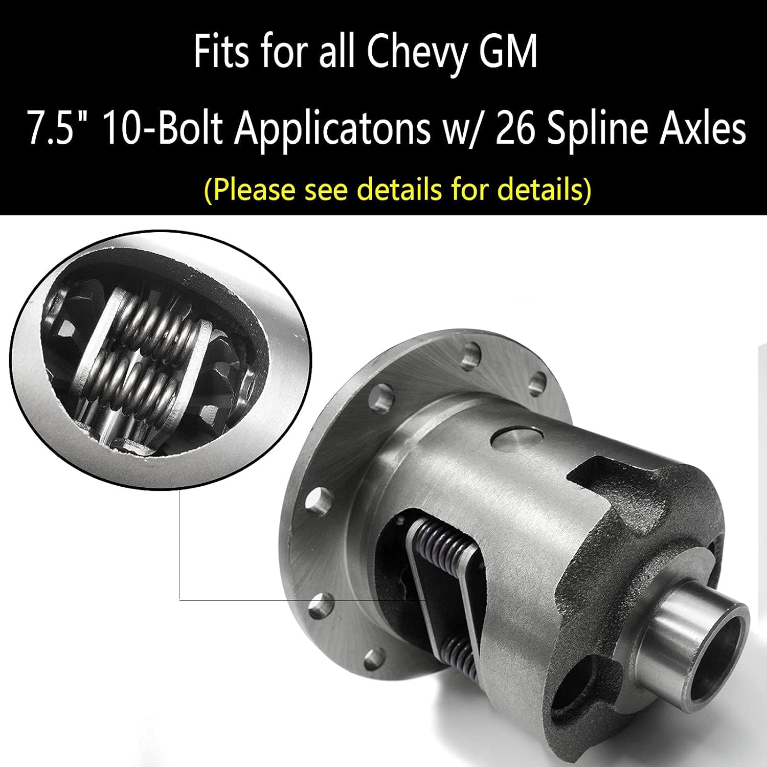 Gear & Axle Differential Posi Performance Limited Slip Differential for Chevy GM 7.5" / 7.625" 10 Bolt Rear End I797