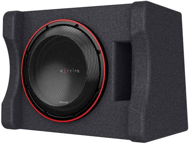 Kenwood Excelon P-XW1221SHP 12" Preloaded High Power Subwoofer Enclosure | Ported Enclosure with One 2-ohm 12" Subwoofer
