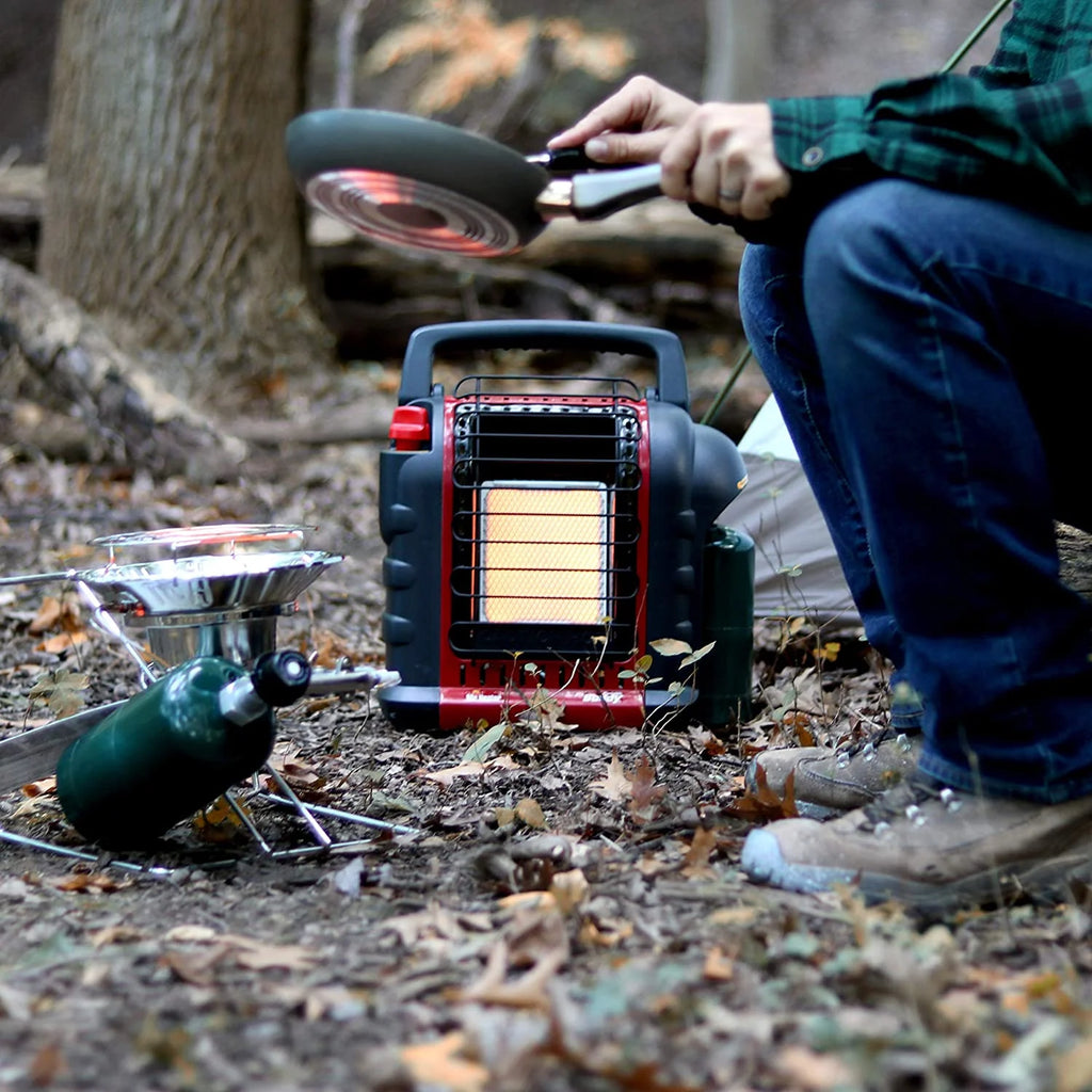 Mr. Heater Buddy Portable Propane Radiant Heater, Indoor-Safe, Red-Black E32271