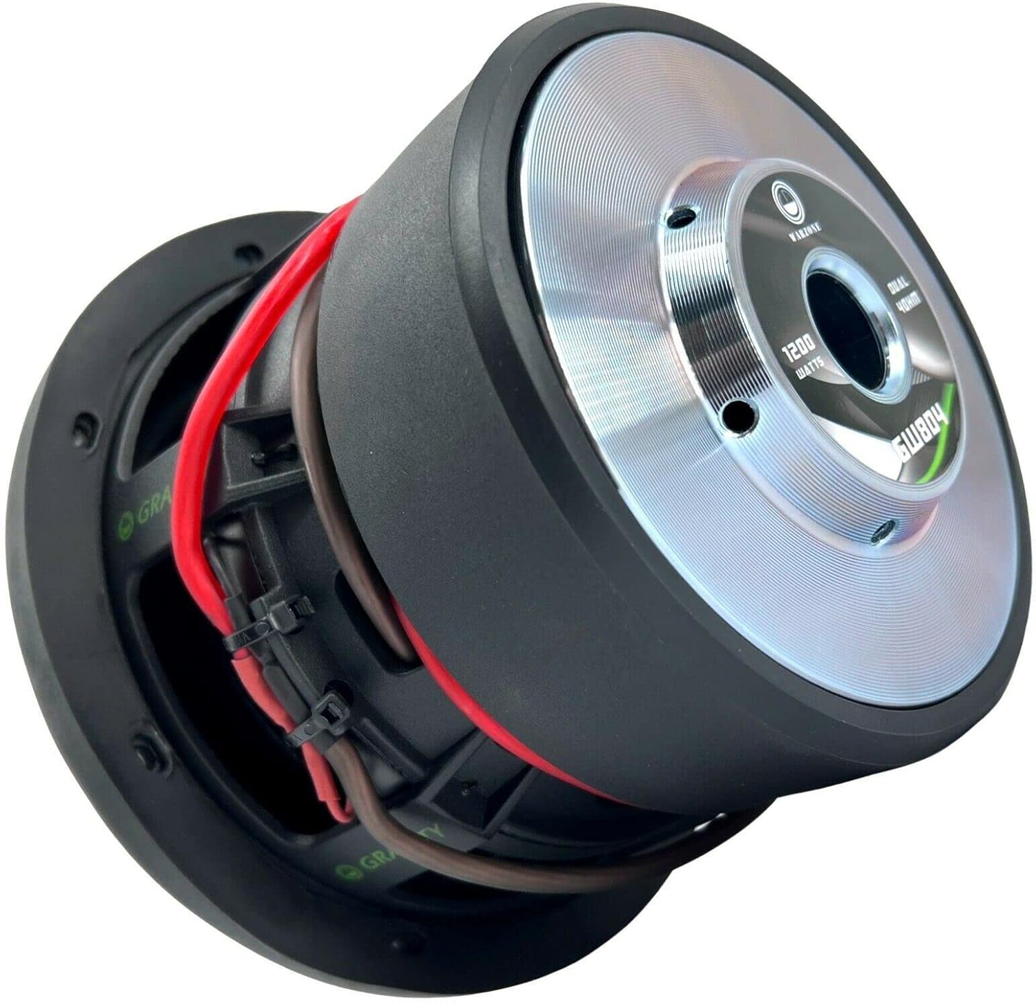2X Gravity 8 Inch 1200 Watt Car Audio Subwoofer Pair 4 Ohm DVC E165066