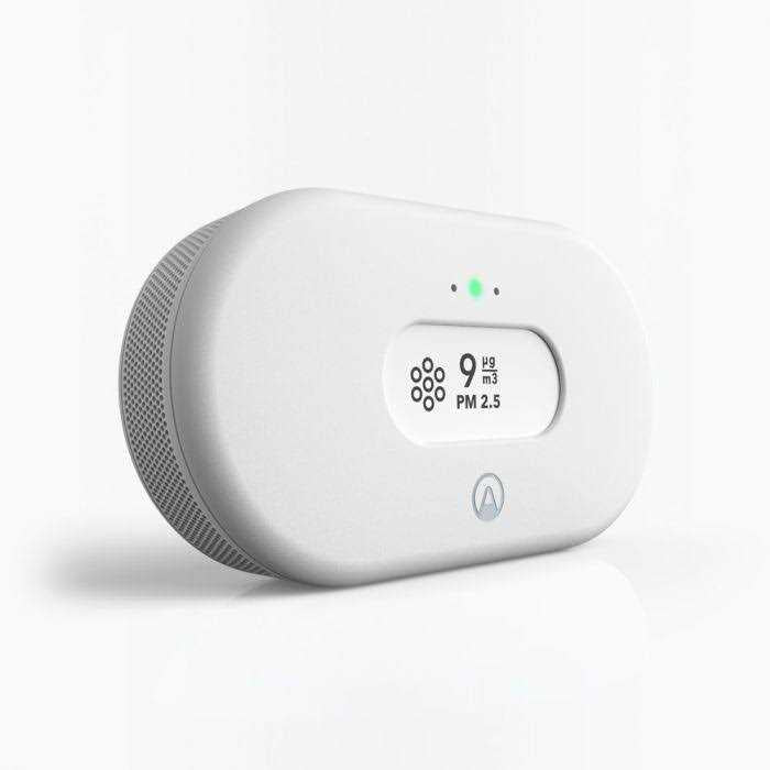 Airthings View Air Quality Monitor with Wi-Fi, PM2.5, Humidity and Temperature Z253