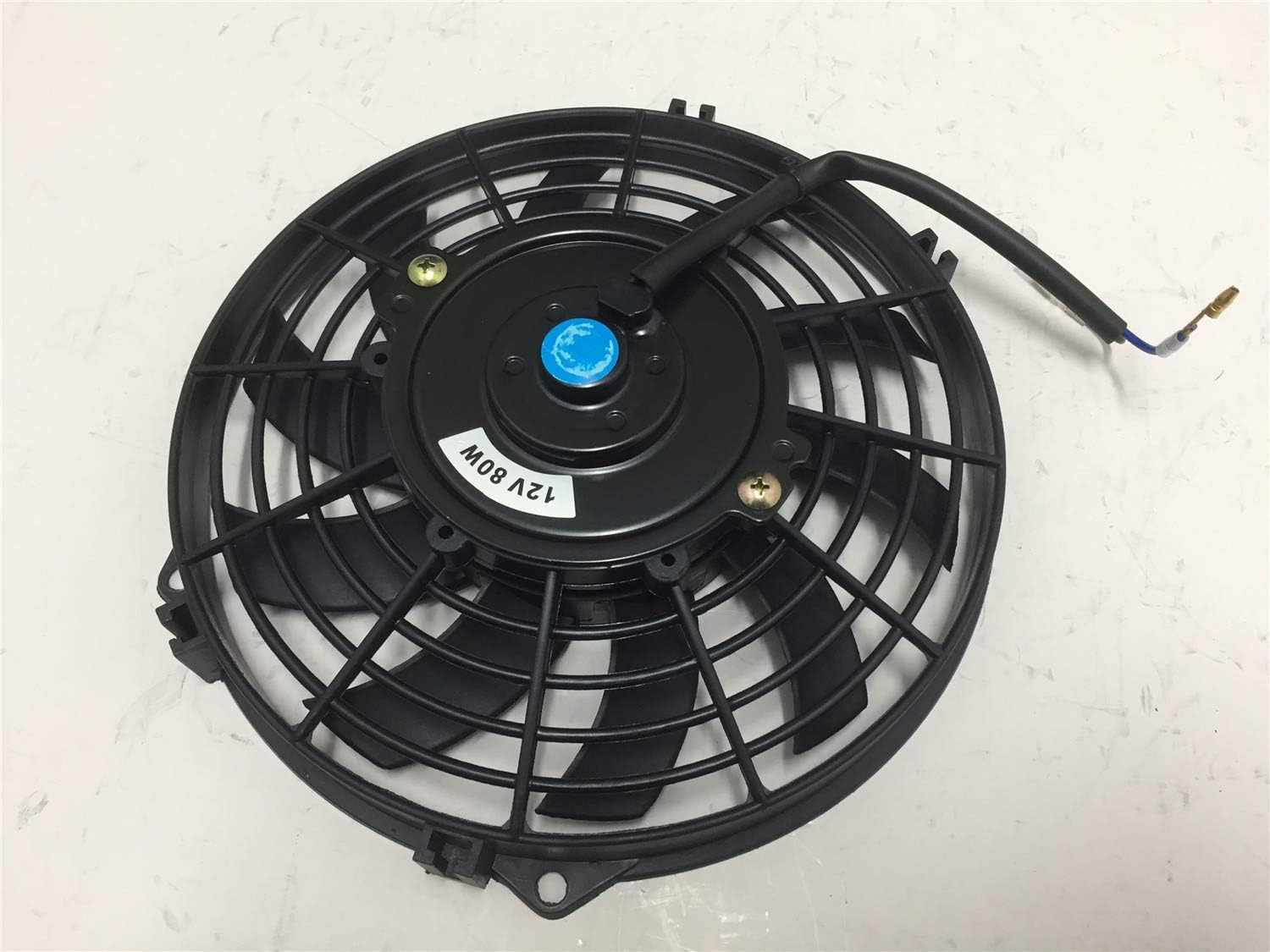 Radiator Cooling Fans 9 Inch Pull Push Slim Electric Fan with Mounting Kit, 2 Pack D7432