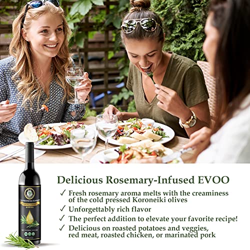 M.G. PAPPAS High Polyphenol Extra Virgin Olive Oil, Cold Pressed & Unfiltered, 12.7 oz O81138