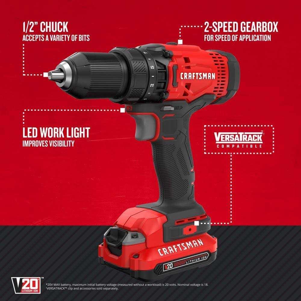Craftsman V20 Cordless 7 Tool Combo Kit J286