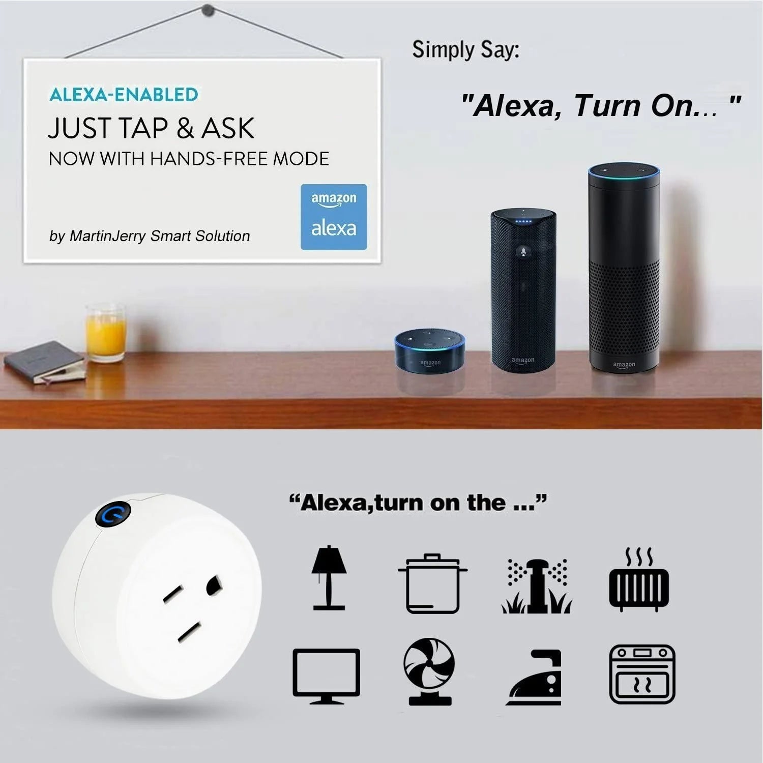 Mini WiFi Smart Plug for Alexa & Google Home, No Hub Required (V06, 1 Pack) L66707