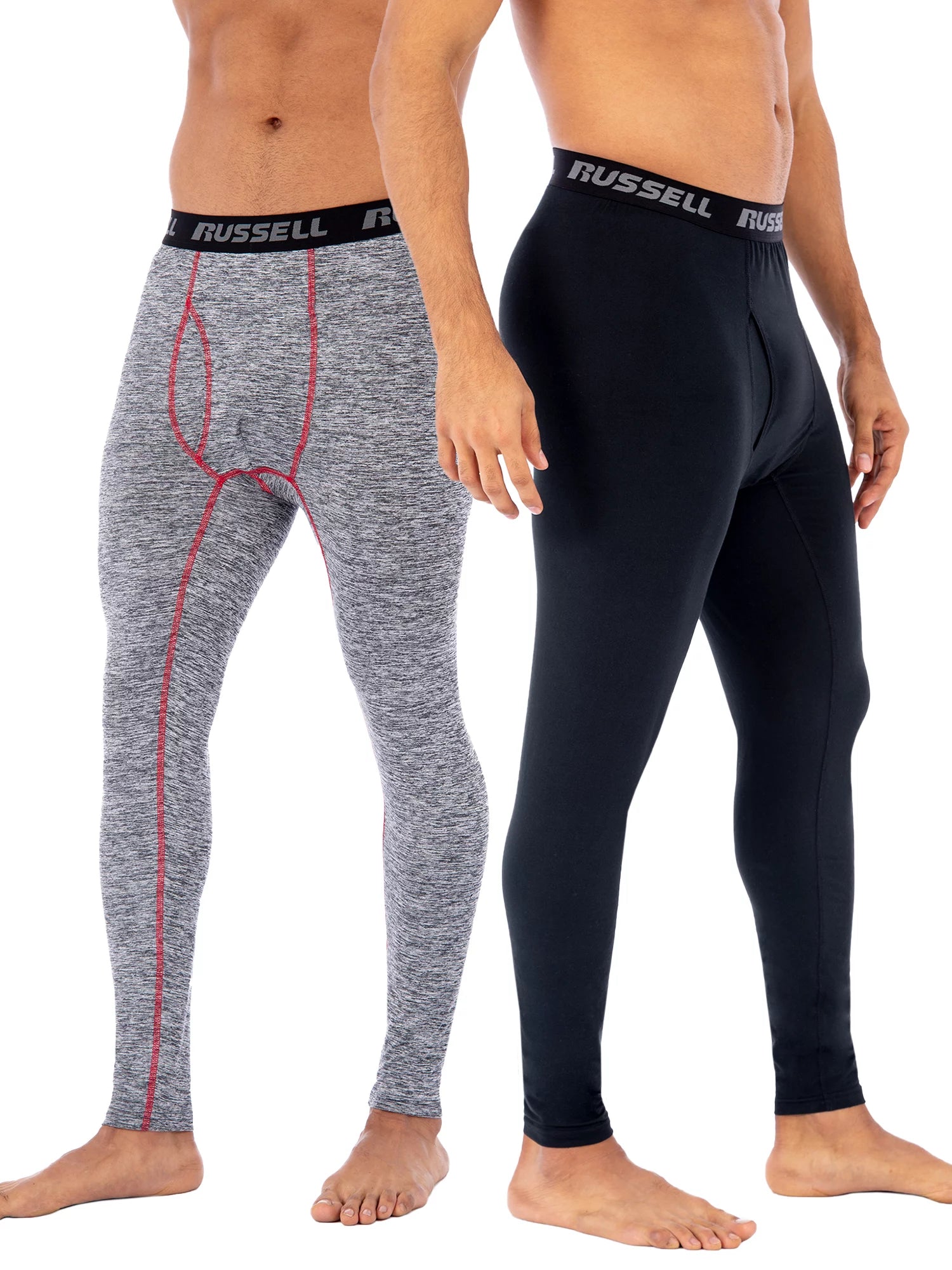 Russell 2-Pack Adult Mens & Big Mens Active Performance Base Layer Thermal Pant R548