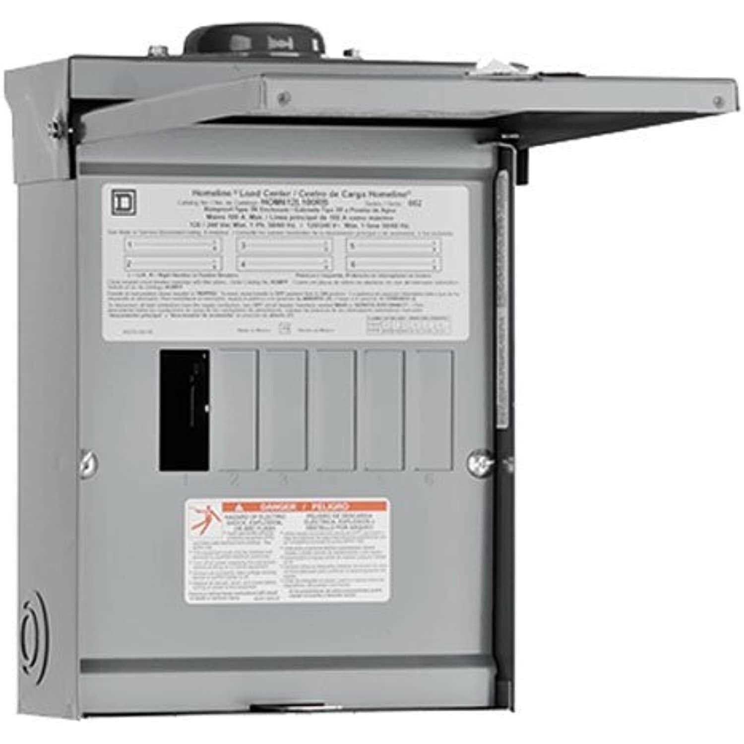 Square D Homeline 100 Amp Main Lug Load Center - Shop Hardware Tools Online Store