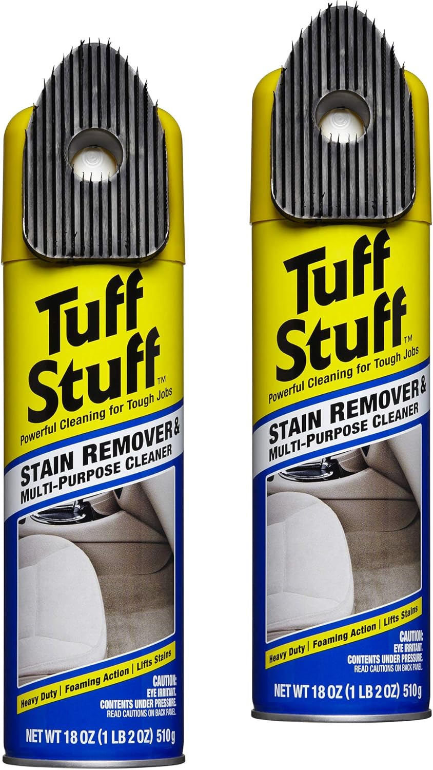 Tuff Stuff Multi-Purpose Foam Cleaner and Stain Remover, 18 Oz. (6 Pack of 2) H102