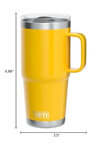 YETI Rambler 20 oz Stainless Steel Travel Mug with Stronghold Lid L9345