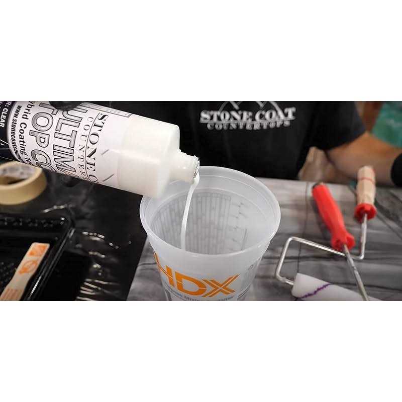 Stone Coat Countertops Ultimate Top Coat Epoxy Resin Kit with Scratch and UV Resistance Z141