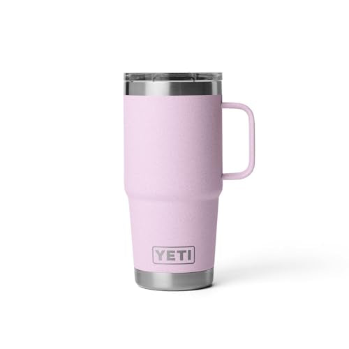 YETI Rambler 20 oz Stainless Steel Travel Mug with Stronghold Lid L9345