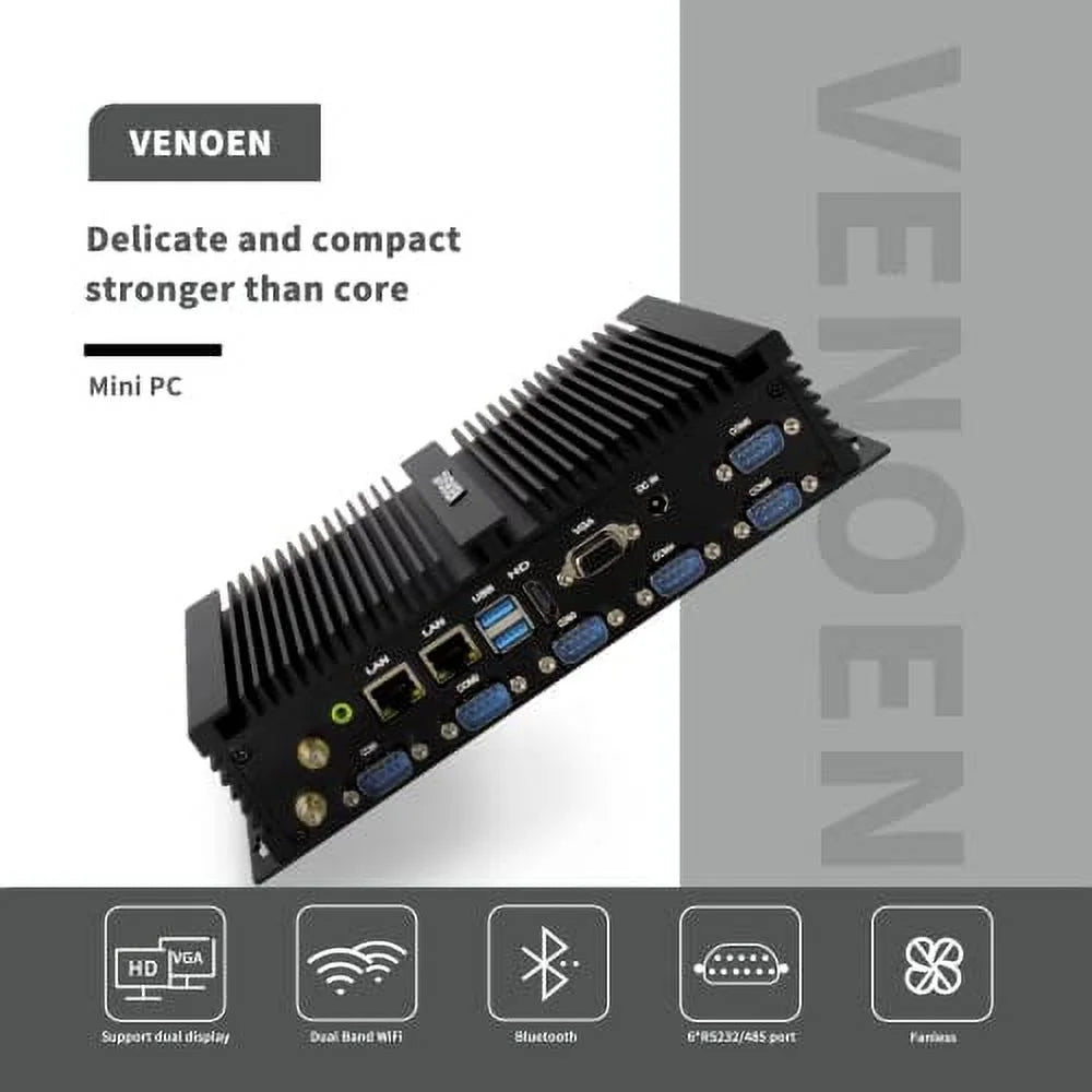 Industrial Mini PC Windows 10 Celeron J4125 16GB RAM 512GB SSD Dual LAN B79133