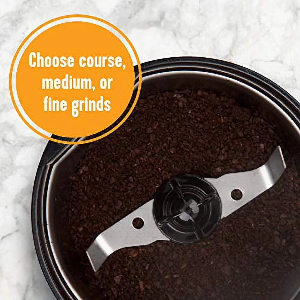 Mr. Coffee Electric Coffee Grinder for Beans & Spices, Black E404493