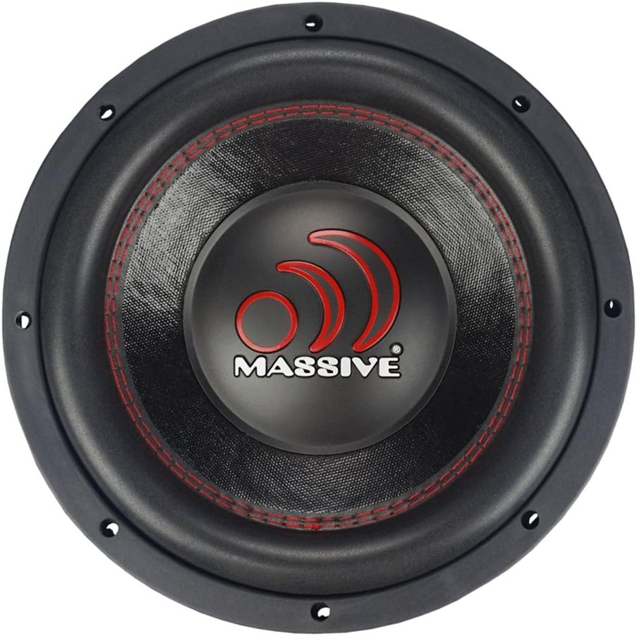 Massive Audio GTX84 8 Inch Car Subwoofer 400W RMS Dual 4 Ohm A924