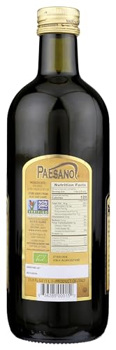 Paesanol Organic Unfiltered Extra Virgin Olive Oil 33.8 Fl Oz B187474