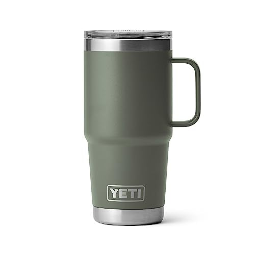 YETI Rambler 20 oz Stainless Steel Travel Mug with Stronghold Lid L9345