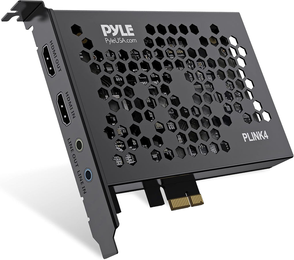Pyle Capture Card 4K HDMI-to-USB for DSLR Camcorder Action Cam, 2 Pack R210