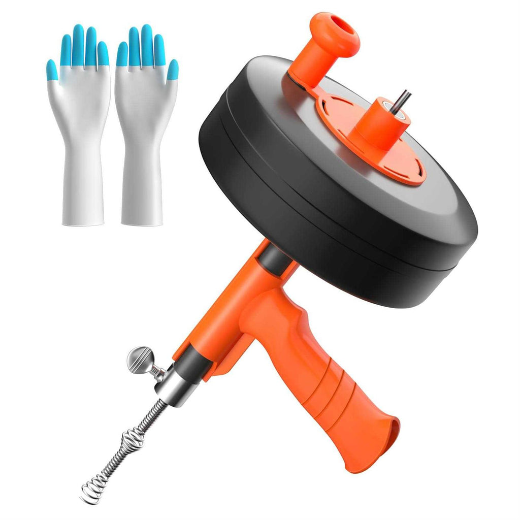 Drain Auger, Plumbing Snake With Drill Adapter Heavy Duty Flexible Sink Steel Drum Auger and Drain unblocking Snake, Manual Or Powered - Shop Hardware Tools Online Store