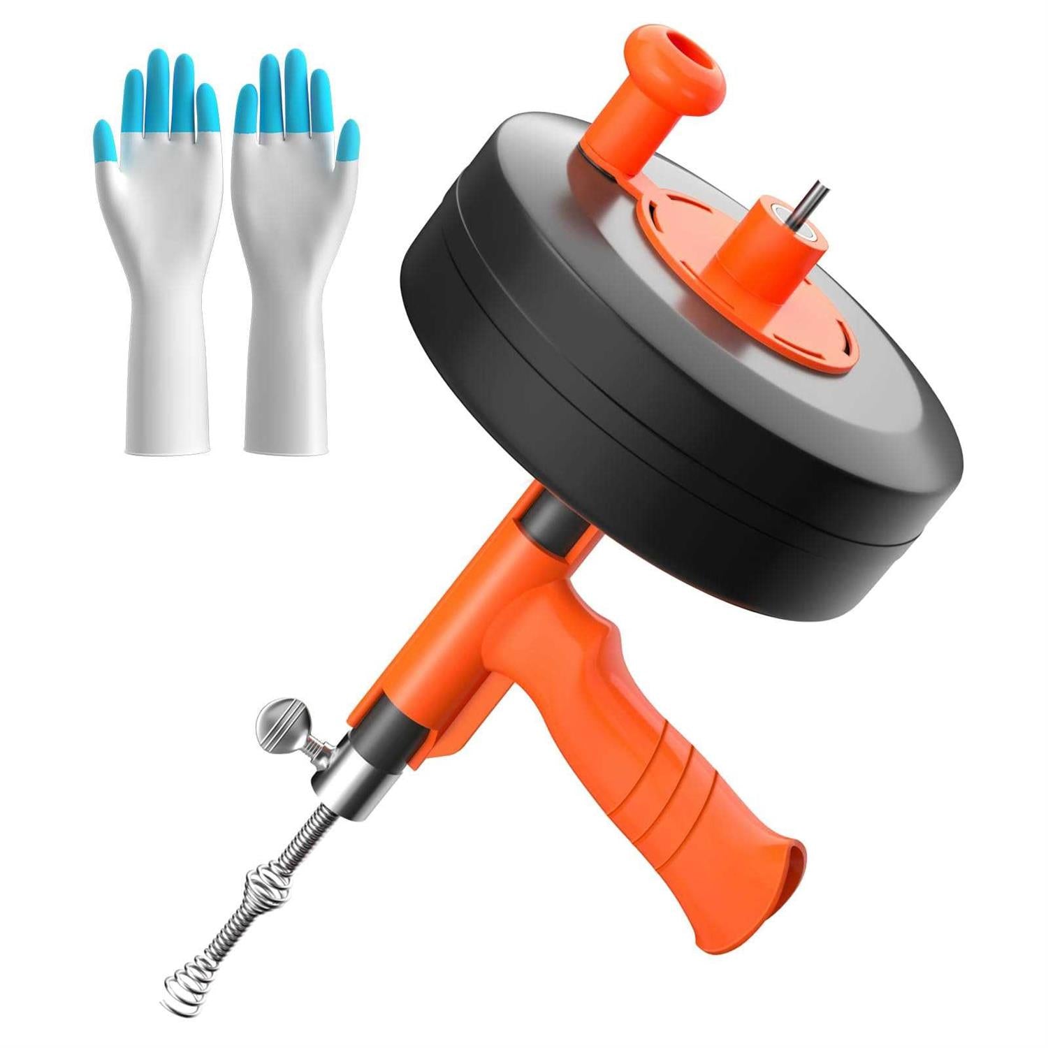 Drain Auger, Plumbing Snake With Drill Adapter Heavy Duty Flexible Sink Steel Drum Auger and Drain unblocking Snake, Manual Or Powered - Shop Hardware Tools Online Store