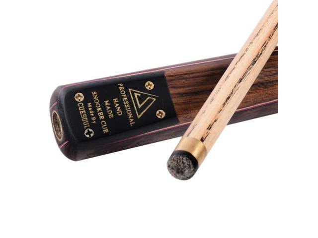CUESOUL Classic Handmade Rosewood 3/4 Snooker Cue with Case and Extension U4400