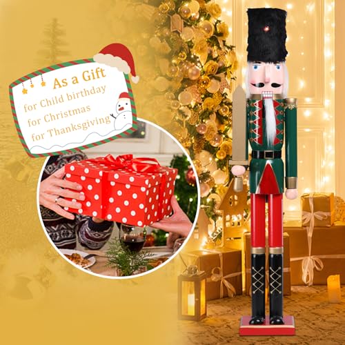 Green Wooden Soldier Nutcracker Christmas Decor Z694818