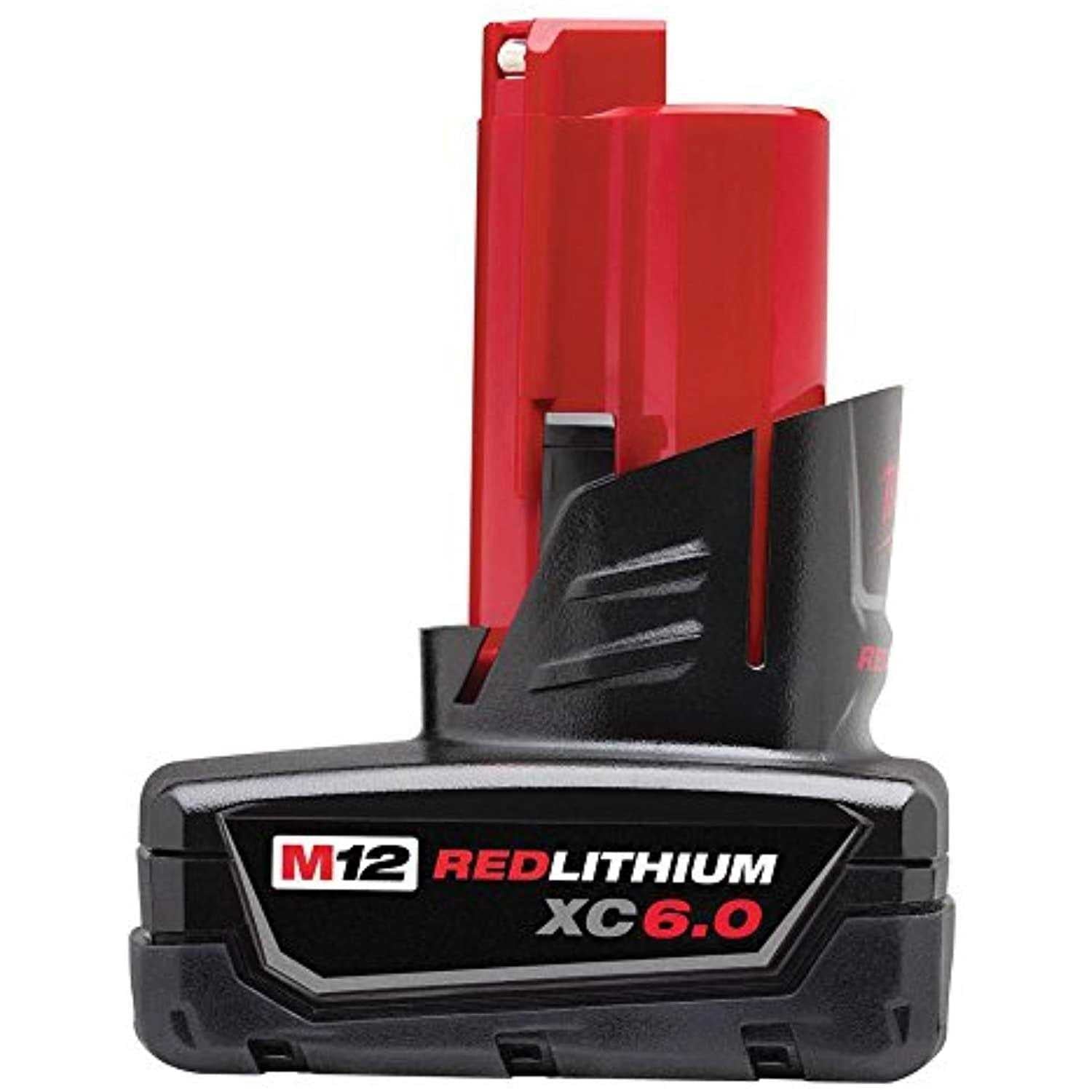 48-11-2460 Milwaukee M12 REDLITHIUM XC6.0 Extended Capacity Battery Pack - Shop Hardware Tools Online Store