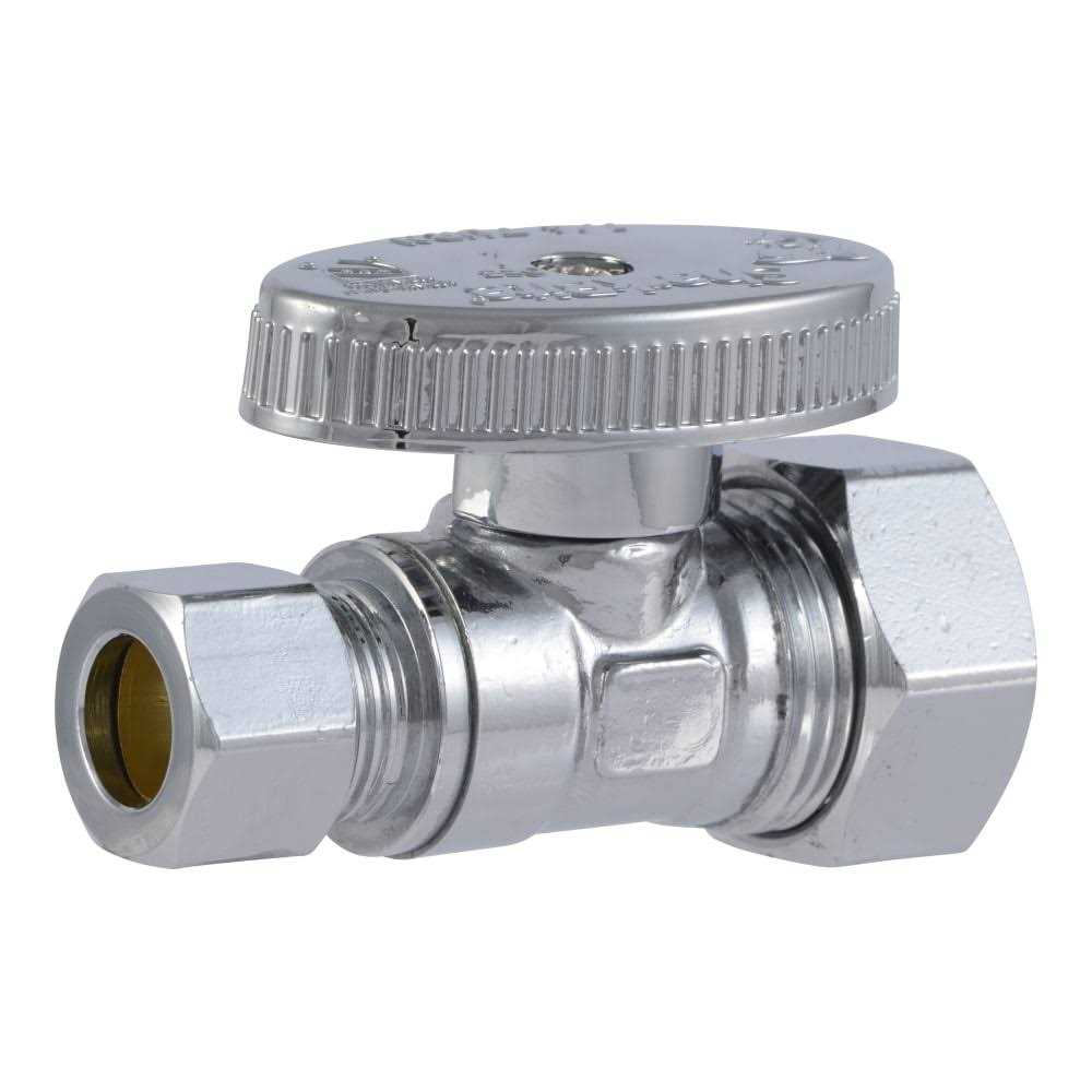 Sharkbite Brass 1/2-in Compression x 3/8-in OD Compression Quarter Turn - Shop Hardware Tools Online Store