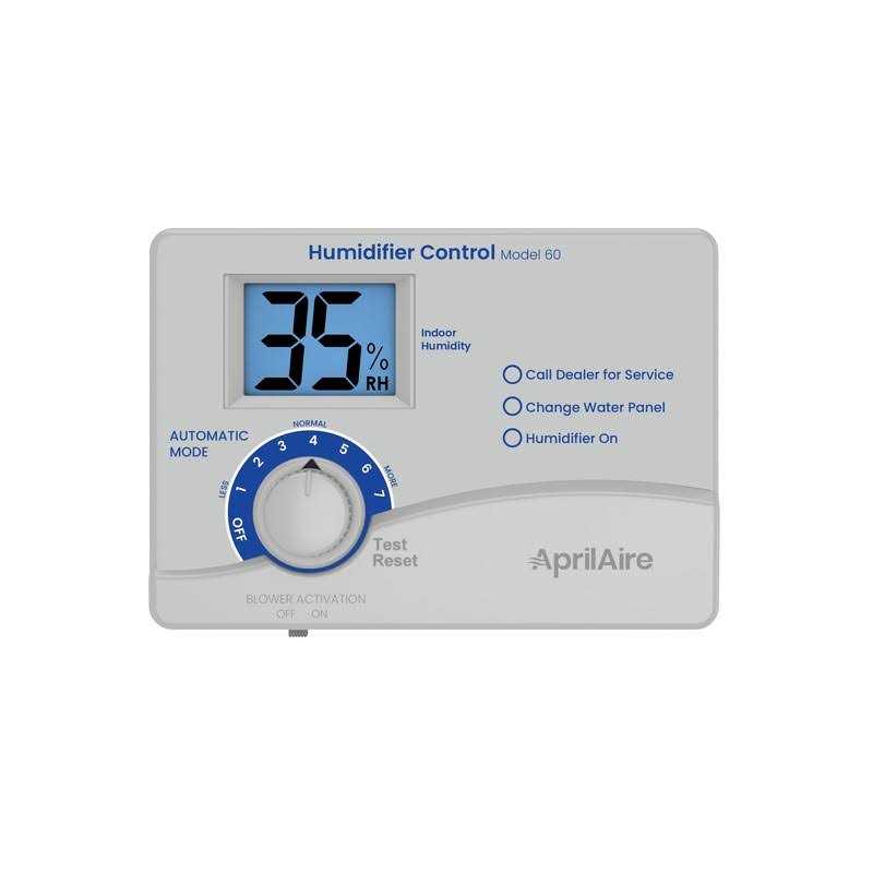 AprilAire 60 Automatic Digital Whole-House Humidifier Control Humidistat with Outdoor Temperature Sensor for AprilAire Whole-House Humidifiers - Shop Hardware Tools Online Store