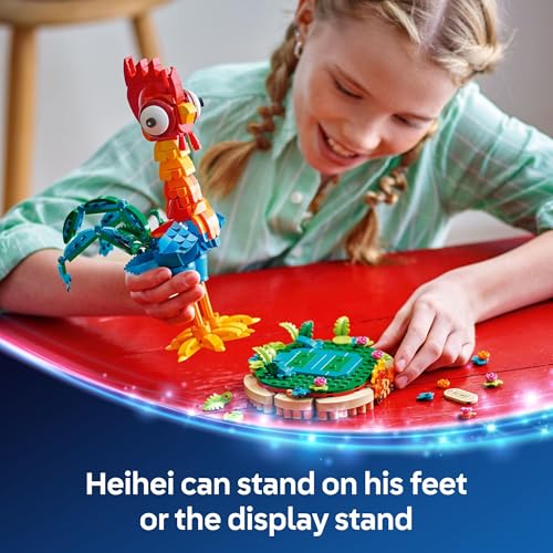 LEGO Disney Moana 2 Heihei Building Toy for Kids Ages 9+ G376