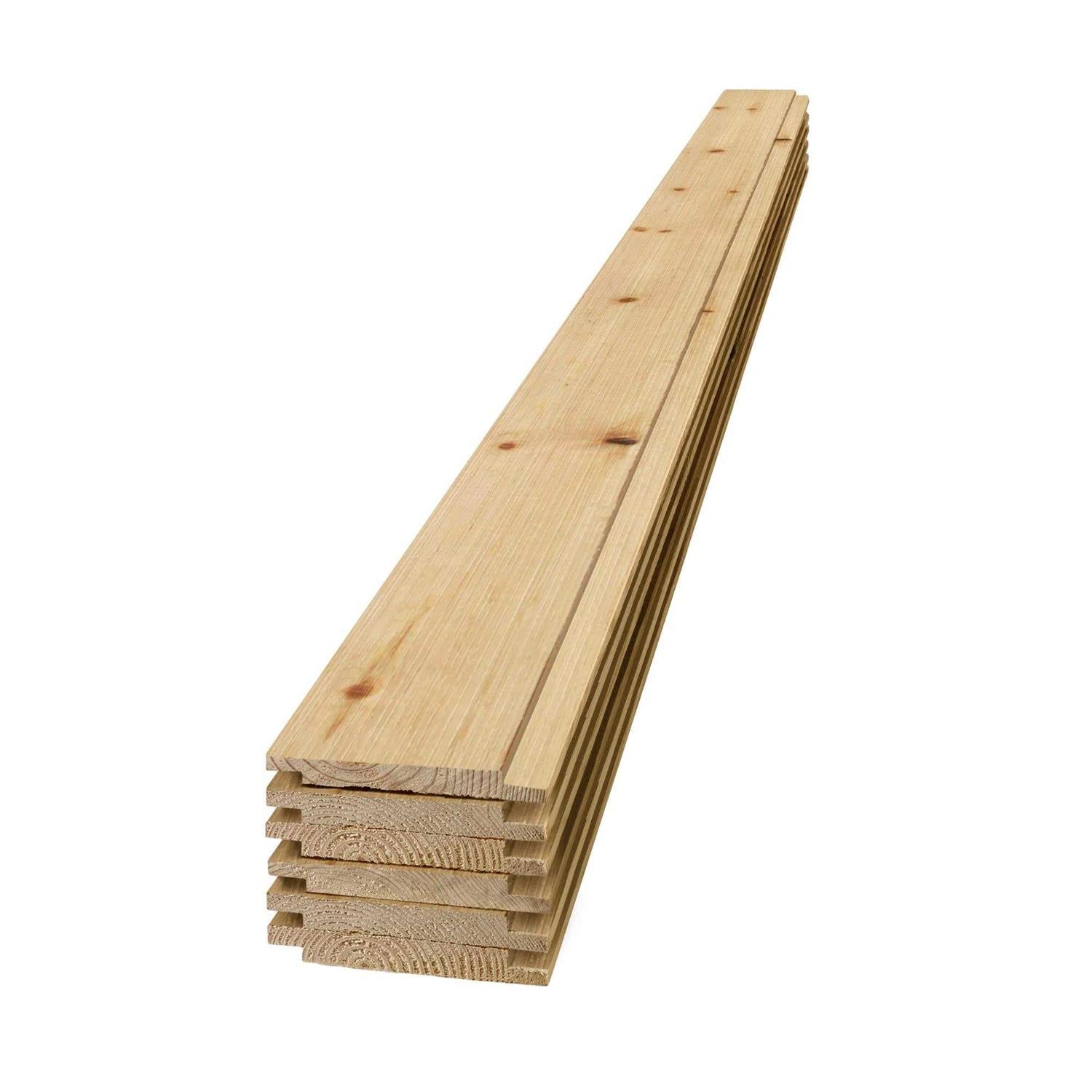 UFP-Edge 1 in. x 8 in. x 6 ft. Barn Wood Pine Shiplap Board - Shop Hardware Tools Online Store