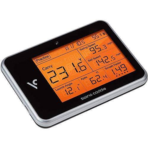 Swing Caddie SC300 Portable Launch Monitor by Voice Caddie Power Bundle with PlayBetter Charger & Case M2465