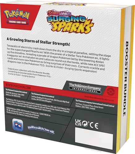 Pokemon TCG Scarlet & Violet Surging Sparks Booster Bundle M572556
