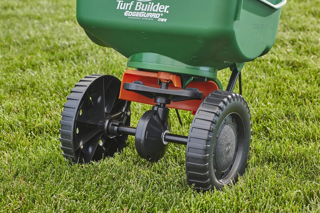 Scotts Turf Builder Edgeguard Mini Broadcast Spreader, 2-Pack O475
