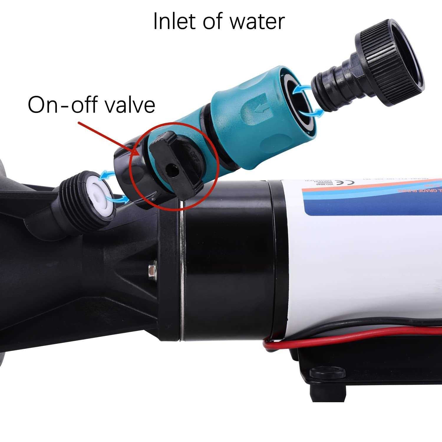 Flojet 12V RV Macerator Pump with Quick Release W674995
