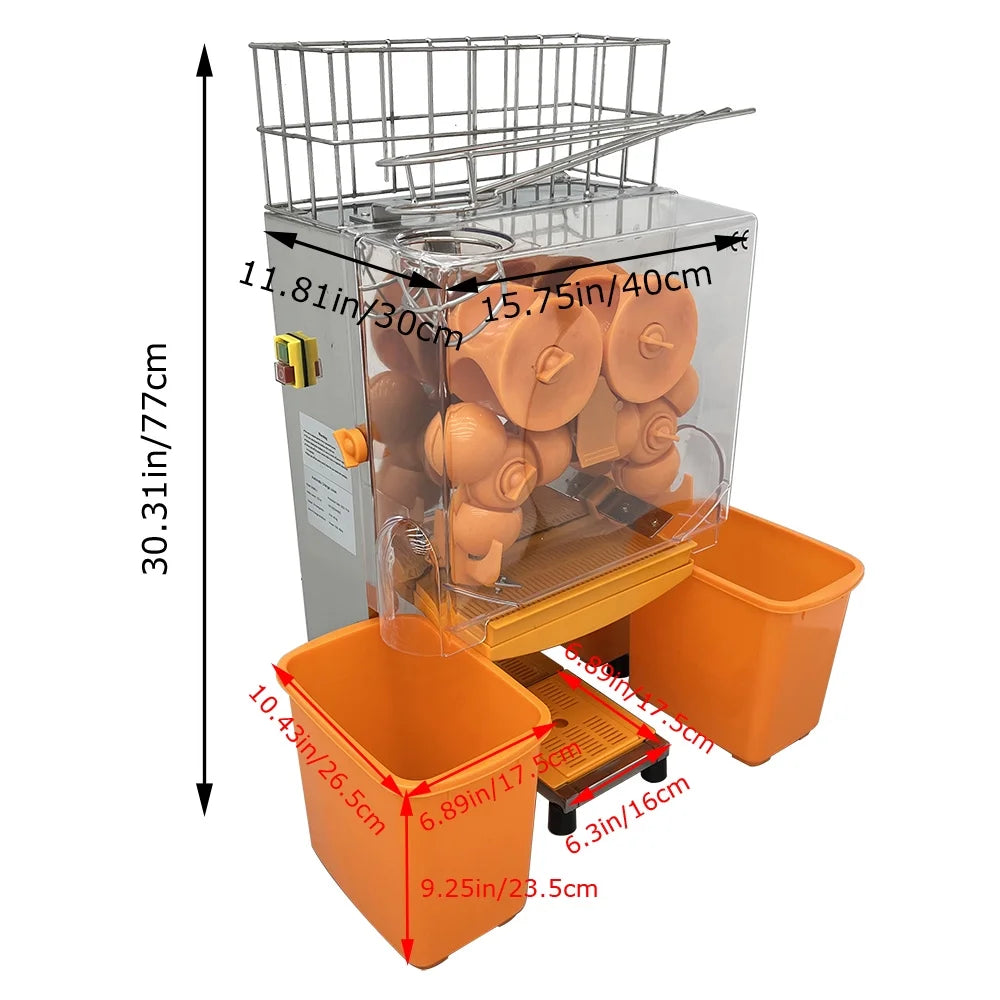 Techtongda Commercial Orange Juice Extractor Automatic Squeezer K954