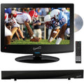 Supersonic 15.6" Class, HD LED TV/DVD Combo, 720p, 60Hz (SC-1512) and SC-612 HDTV Flat Digital Antenna