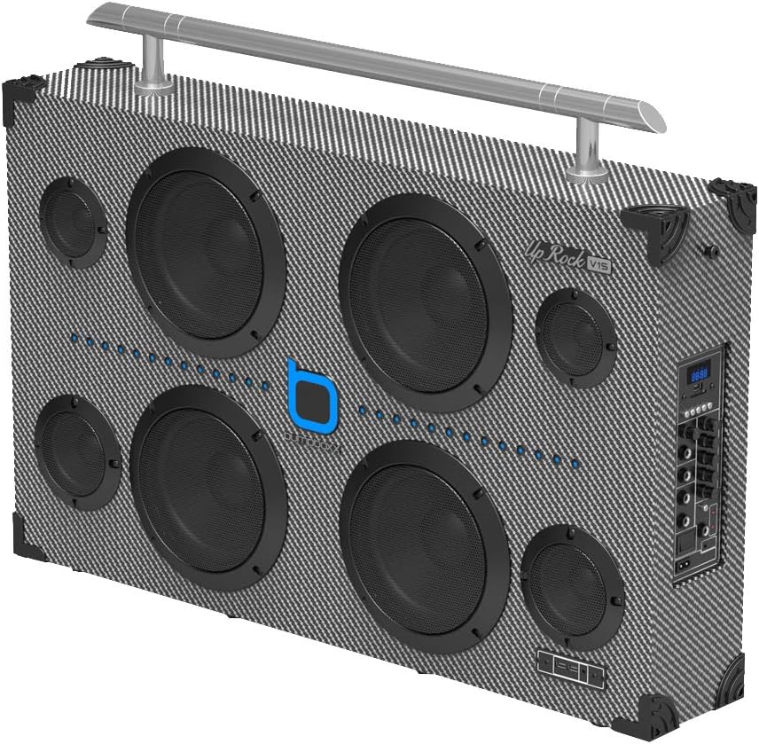 Bumpboxx Uprock V1s Bluetooth Boombox Black D40498