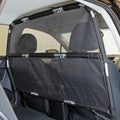 Bushwhacker Deluxe Dog Barrier 56 Wide - Ideal for Trucks, Large SUVs, Full Sized Sedans - Pet Restraint Car Backseat Divider Vehicle Gate Cargo Area Travel Trunk Mesh Net Screen Barricade