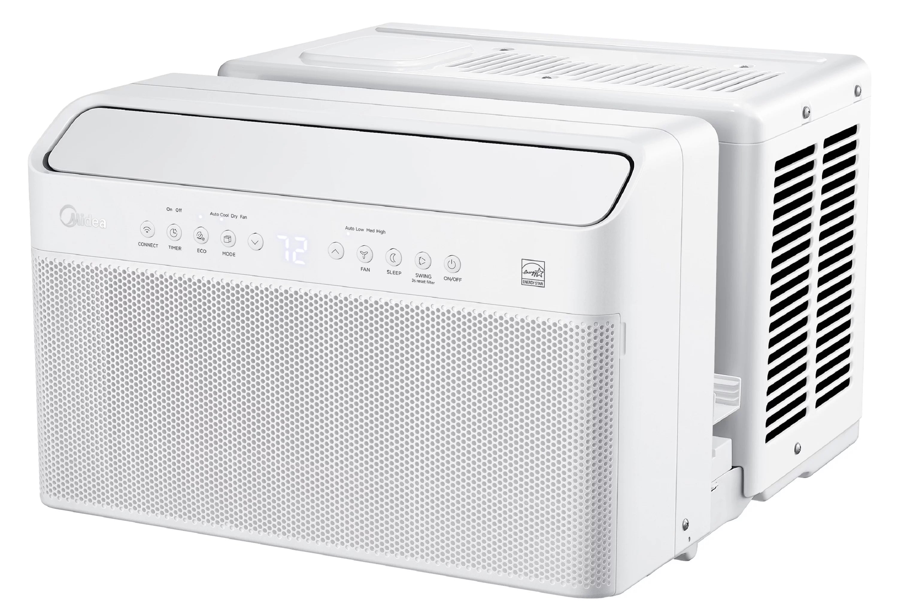 Midea 10,000 BTU Smart Inverter U-Shaped Window Air Conditioner, Refurbished M530