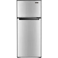 Magic Chef 4.5-Cu. Ft. Mini Refrigerator with Top-Mount Freezer and Stainless Steel Door