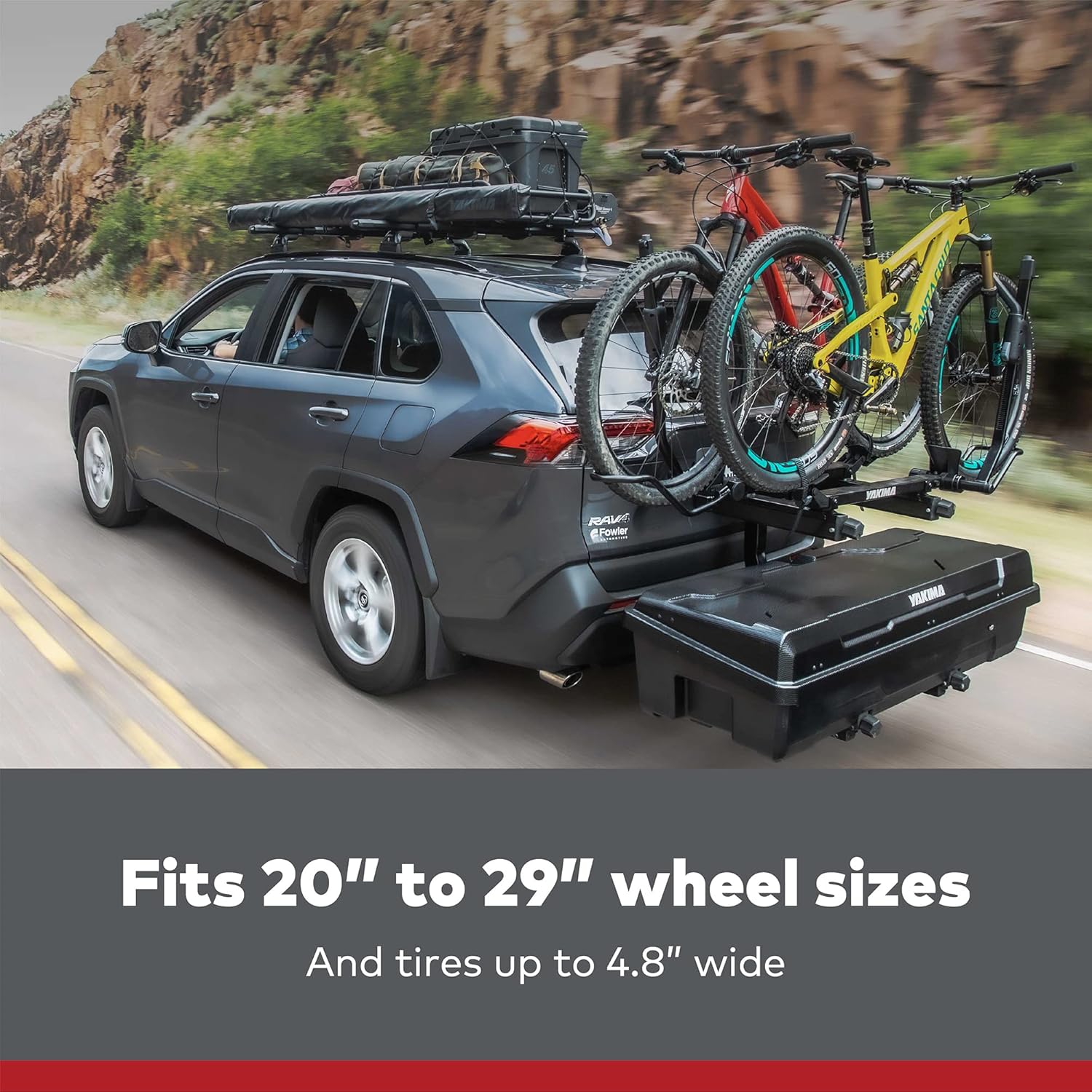 YAKIMA EXO DoubleUp 2 Bike Mount Accessory for EXO Hitch Rack System L703